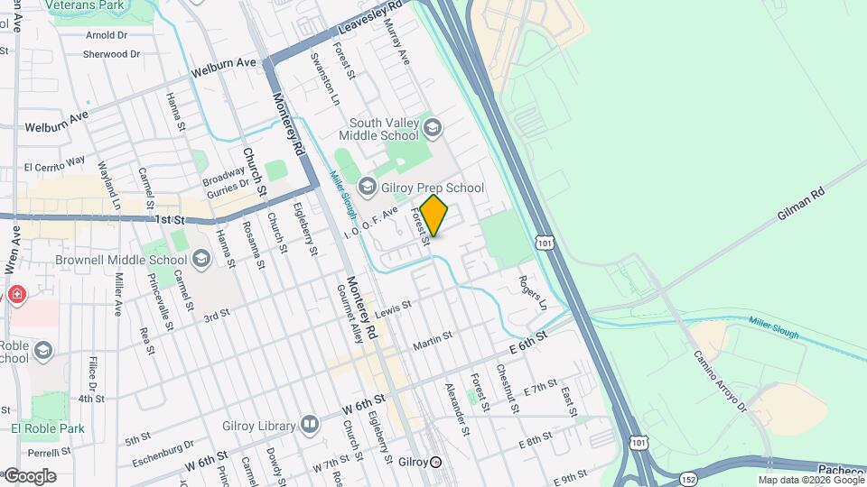 7680 Forest St Map and Location Details