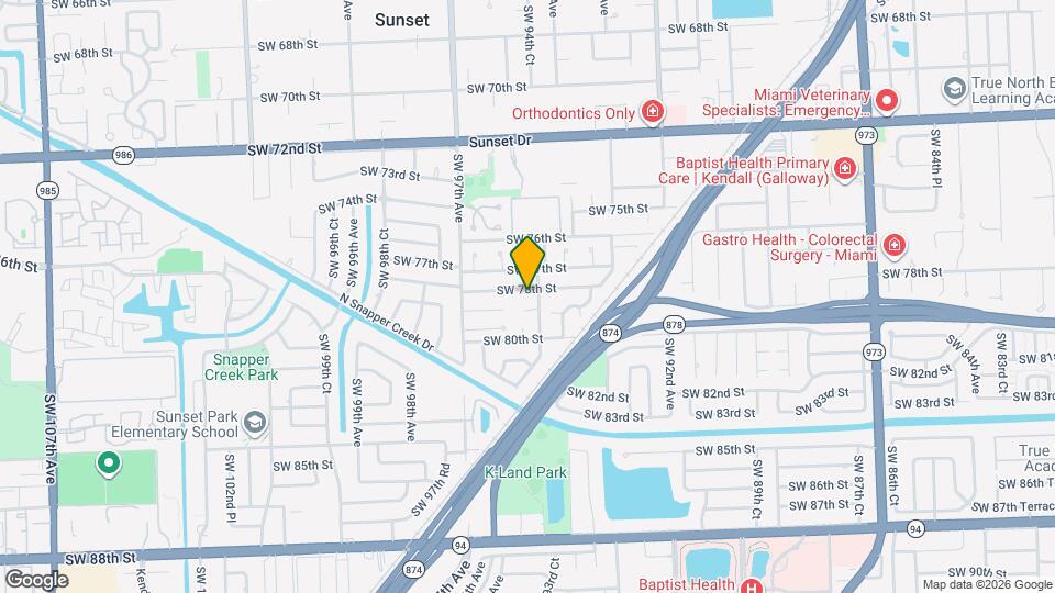 9444 SW 78th St Map and Location Details