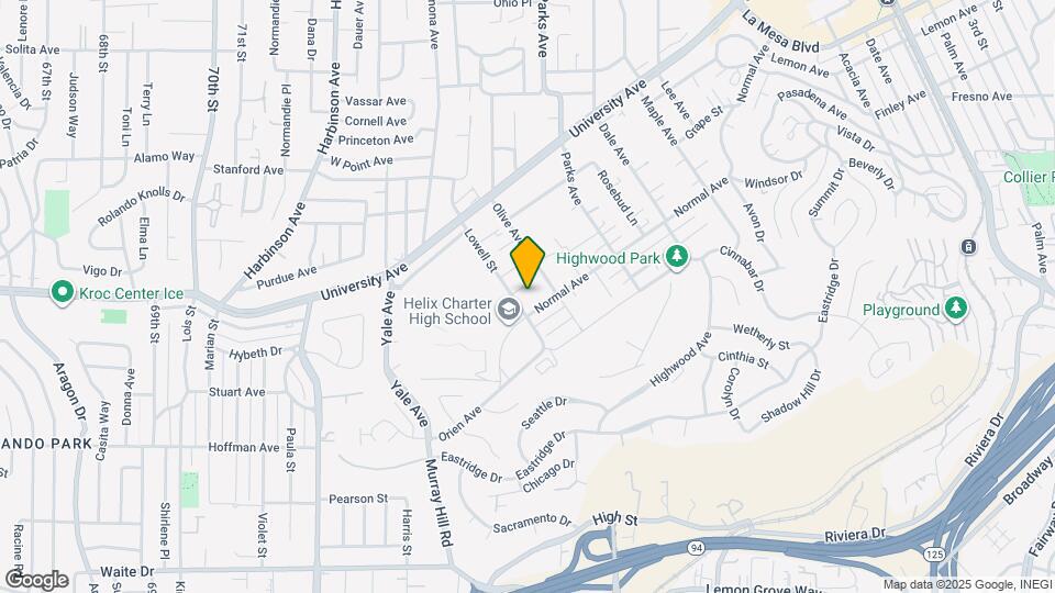 4231 Lowell St Map and Location Details