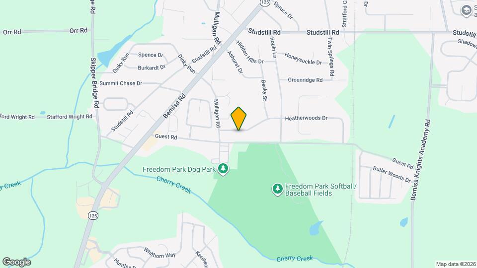 3933 Heatherwoods Dr Map and Location Details