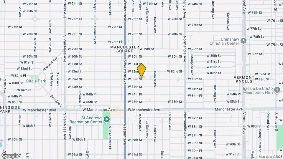 1650 W 83rd St Map and Location Details