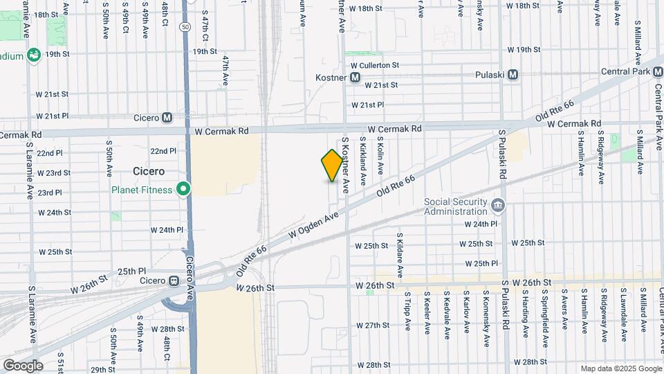 2329 S Kenneth Ave Map and Location Details