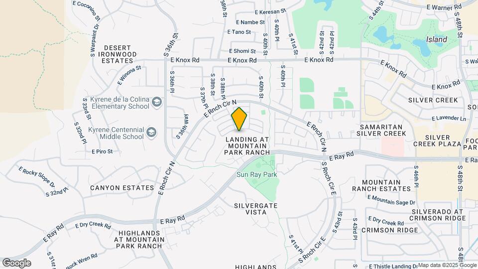 4022 E Agave Rd Map and Location Details