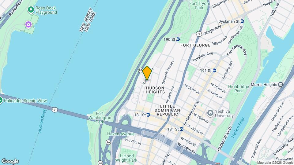 205 Cabrini Blvd Mapa y Detalles de la Ubicación