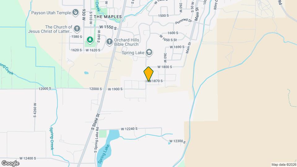 480 W 1890 S Map and Location Details