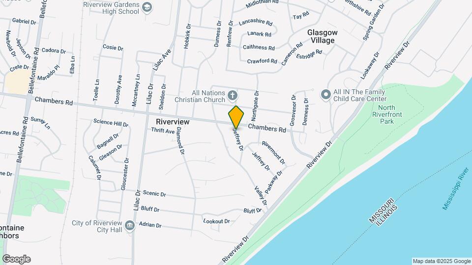 9932 Jeffrey Dr Mapa y Detalles de la Ubicación