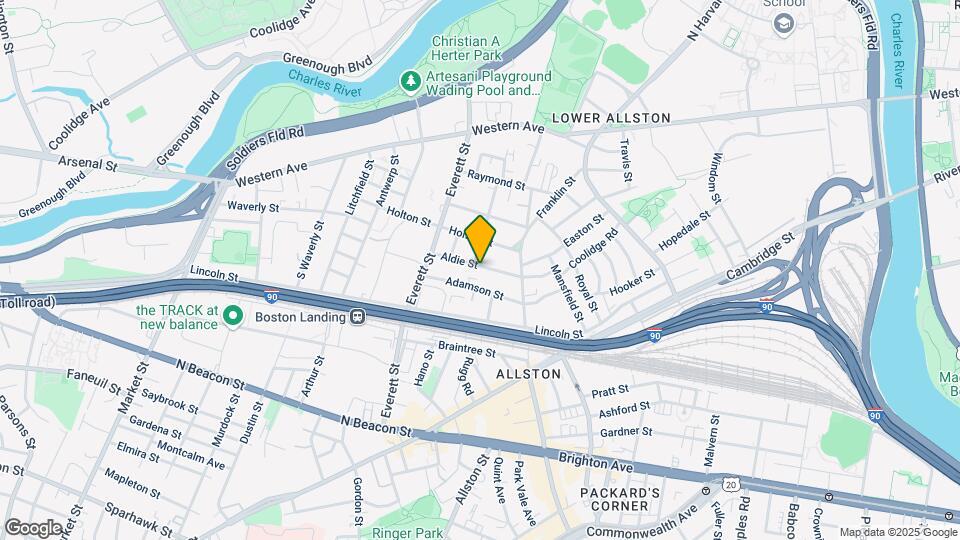 47 Aldie St, Unit 2 Map and Location Details