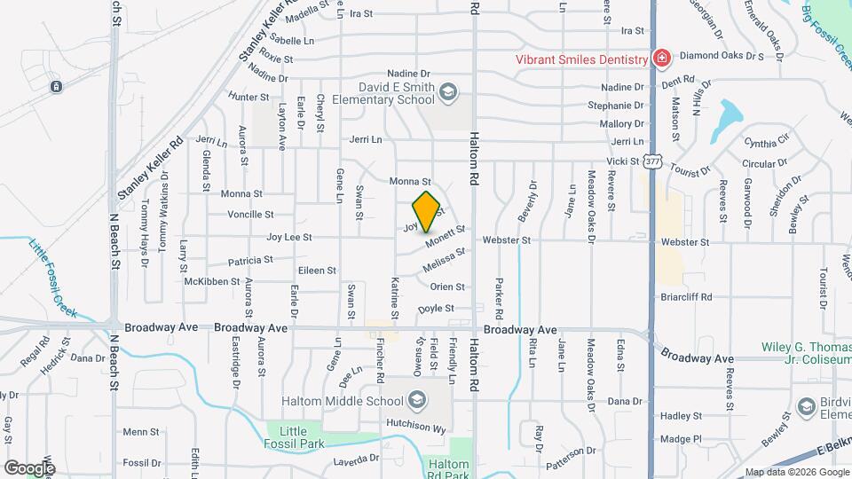 5009 Monett St Map and Location Details
