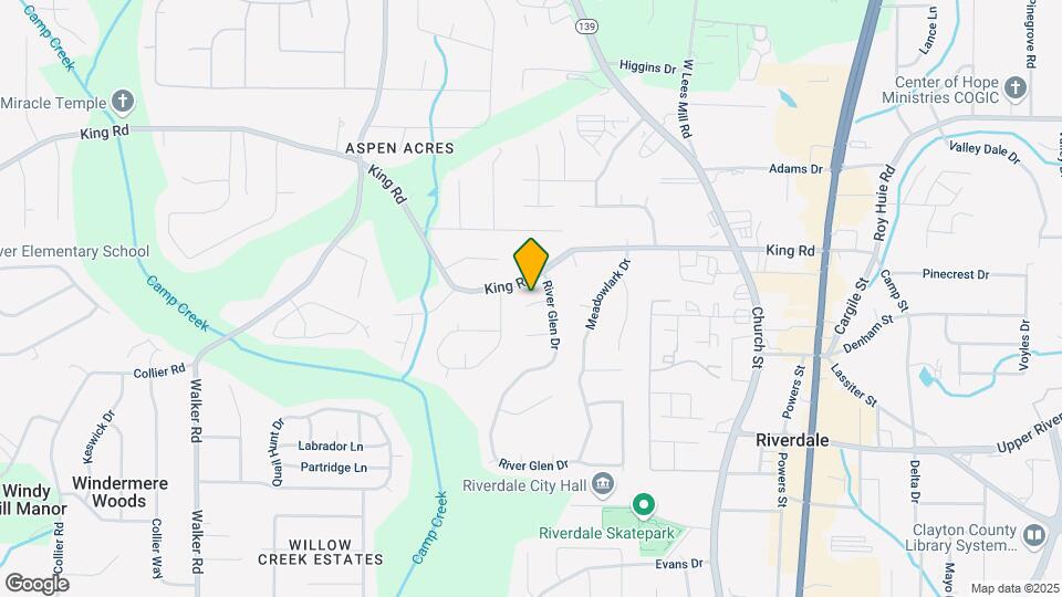 1027 River Bend Ct Map and Location Details