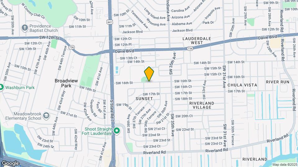 3700 SW 16th St Map and Location Details