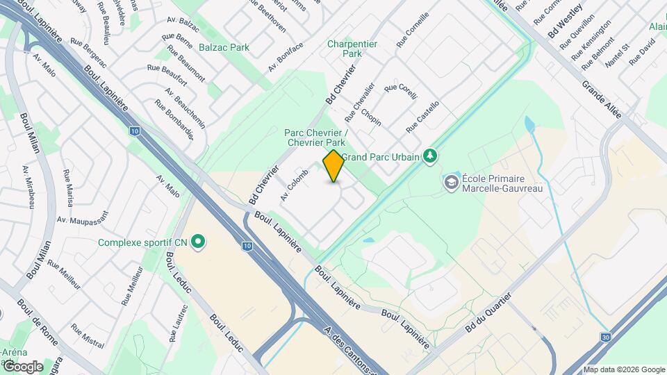 Blum Brossard Map and Location Details