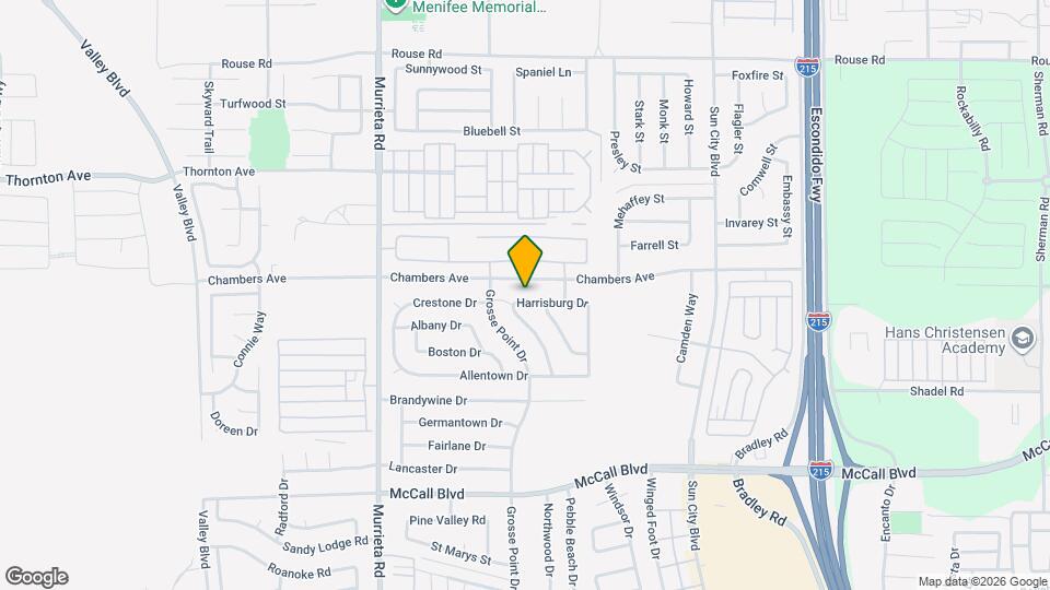26340 Harrisburg Dr Map and Location Details