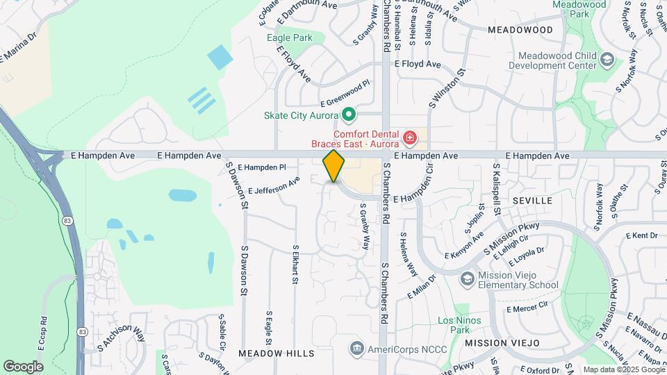 3530 S Fairplay Way Map and Location Details