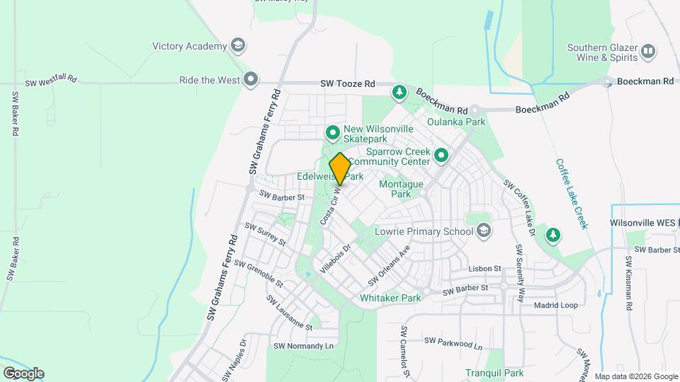 11715 SW Valencia Ln Map and Location Details