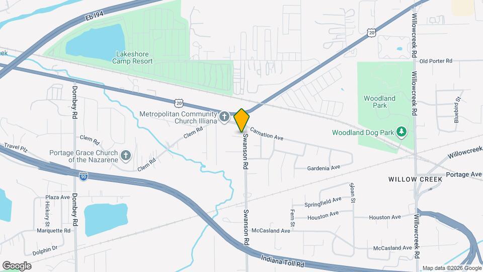 2176 Swanson Rd Map and Location Details