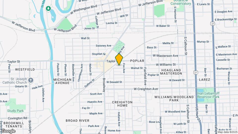 820 Walnut St Map and Location Details