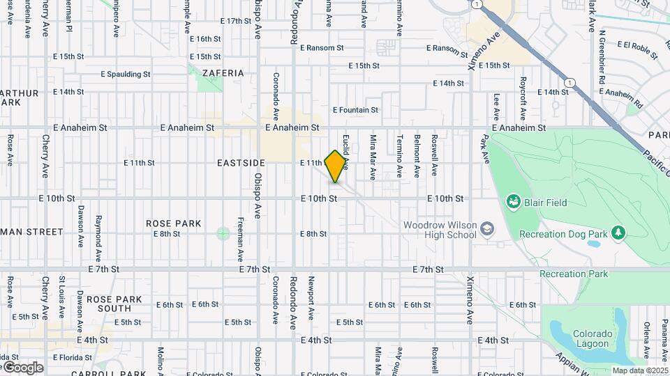 1024 Loma Ave Map and Location Details