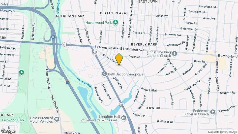 2407 Berwick Blvd Map and Location Details
