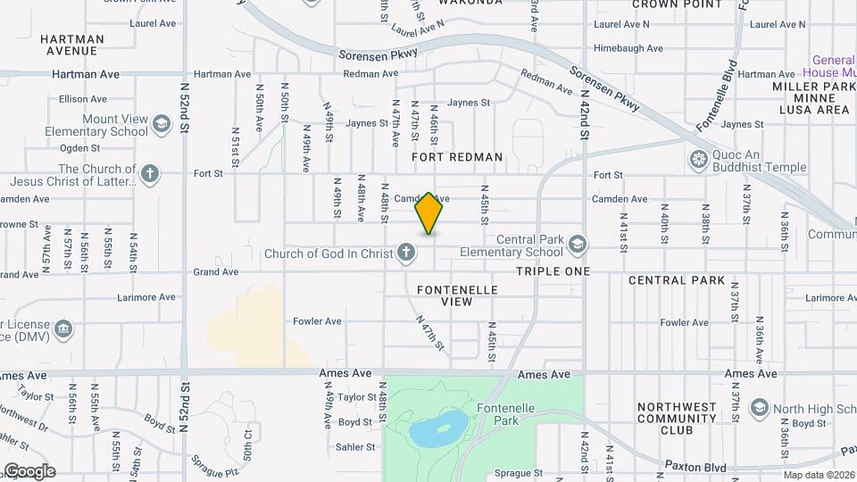 4604 Saratoga St Map and Location Details