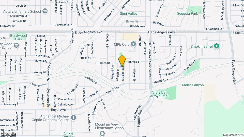1547 Blackstock Ave Map and Location Details