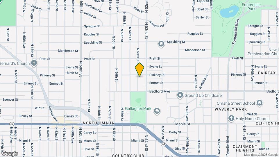 3339 N 53rd St Map and Location Details