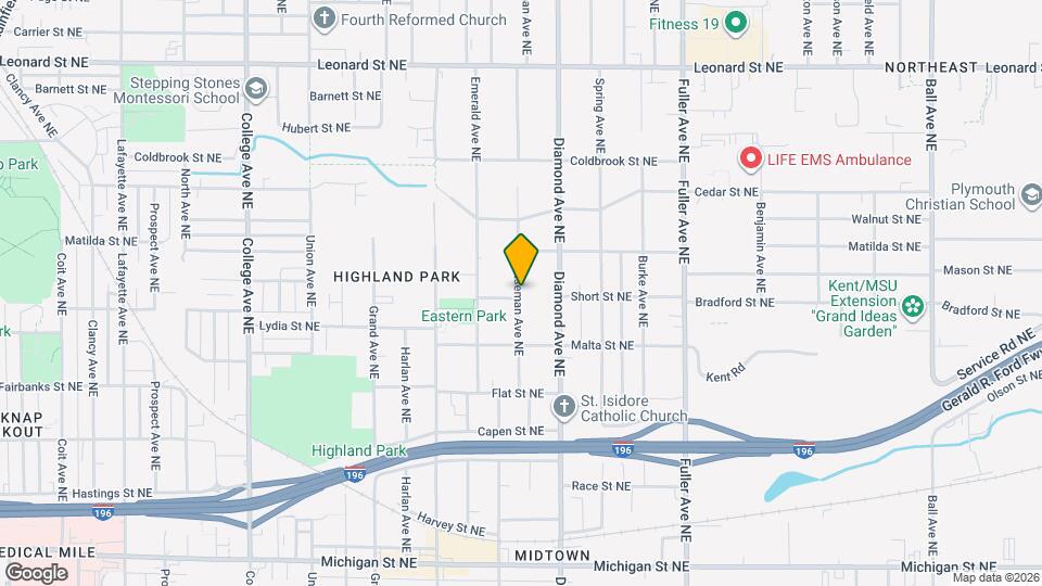 910 Carrier Creek Blvd NE Map and Location Details