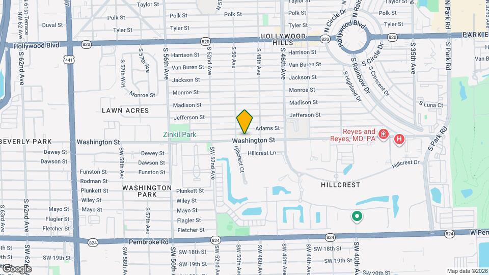 4917 Washington St Map and Location Details