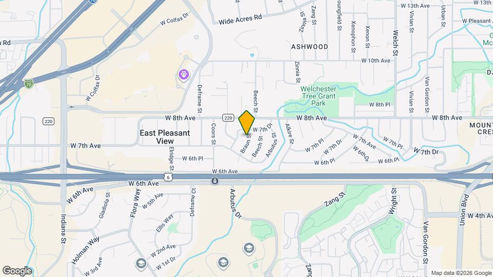 755 Braun St Map and Location Details