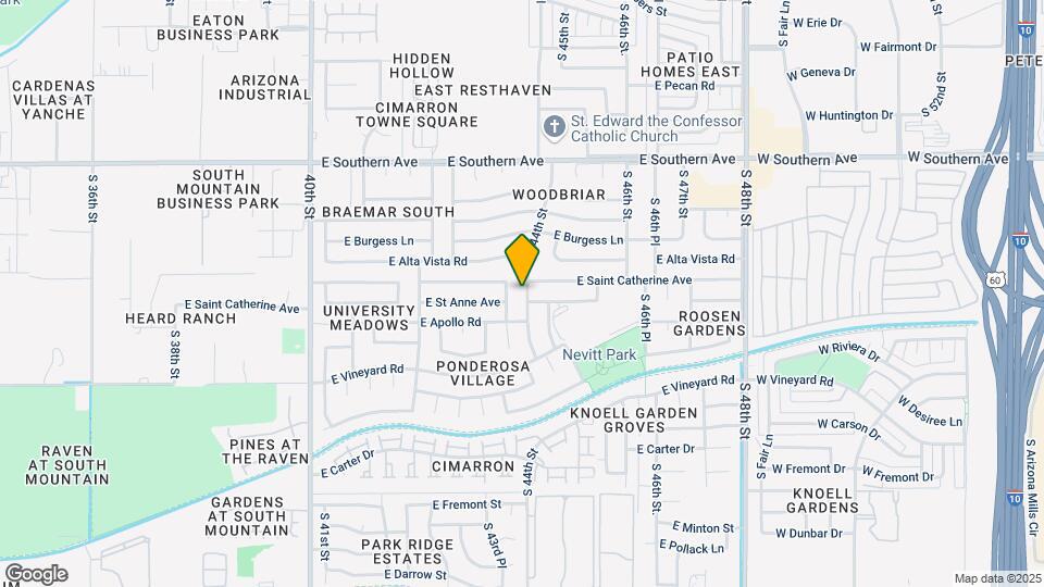6424 S 44th St Map and Location Details