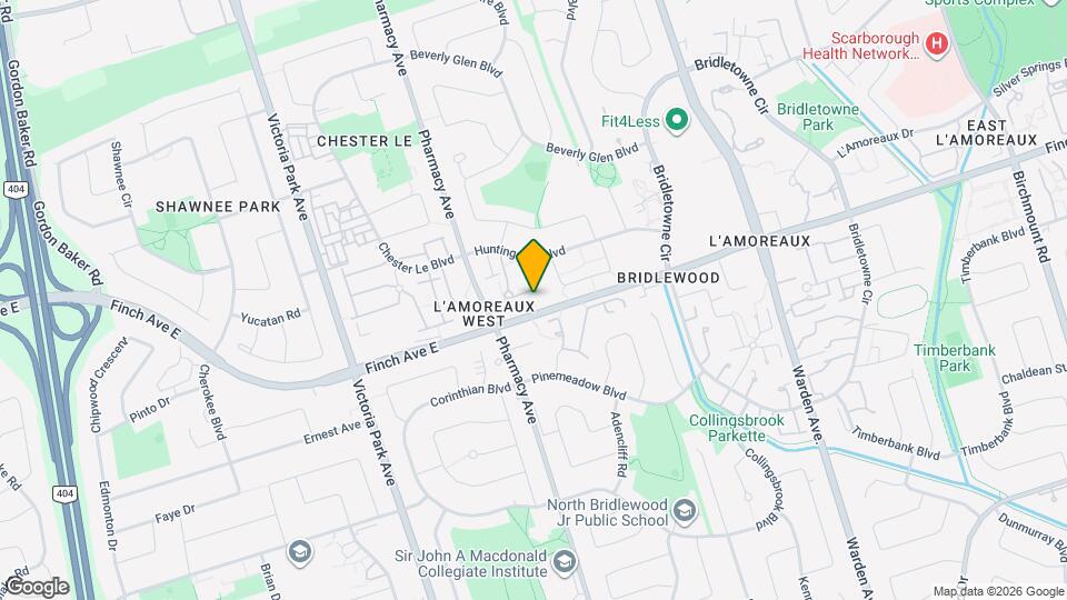 65 Huntingdale Blvd Map and Location Details