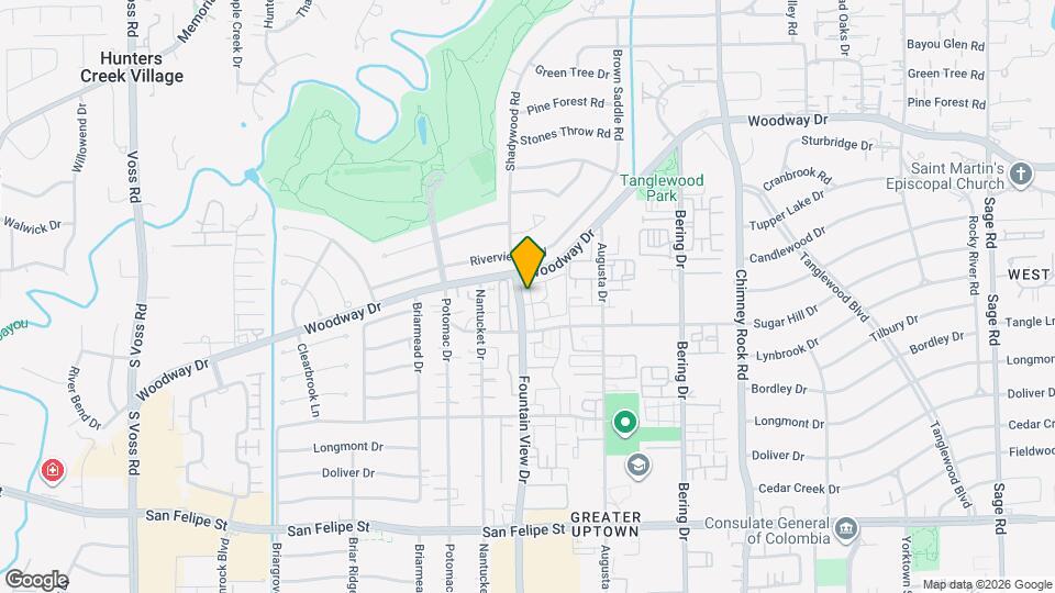 1011 Fountain View Dr Map and Location Details