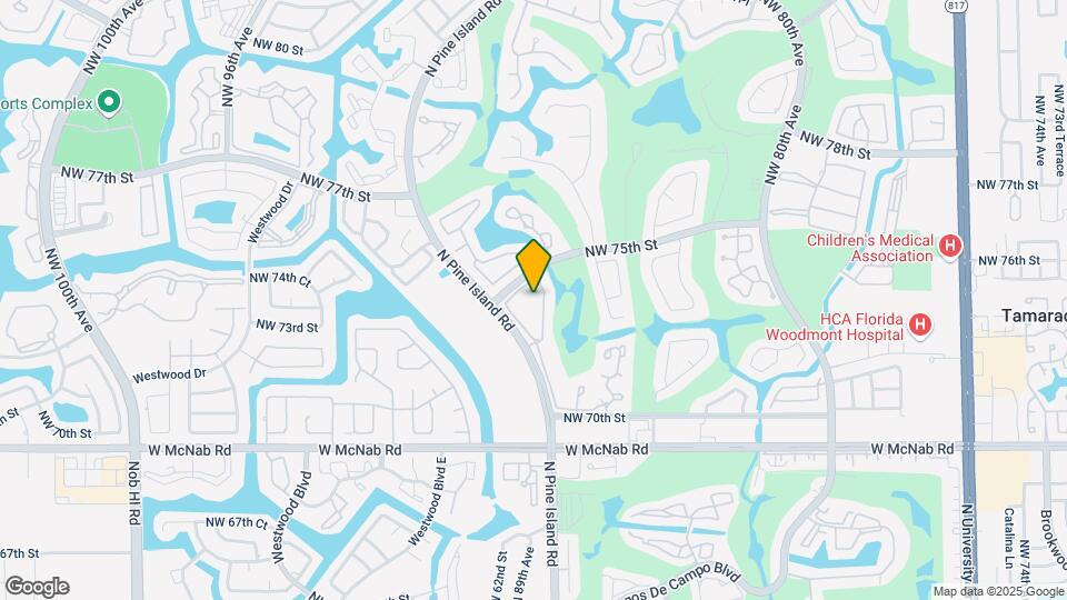 7435 Woodmont Terrace-Unit -20E Map and Location Details