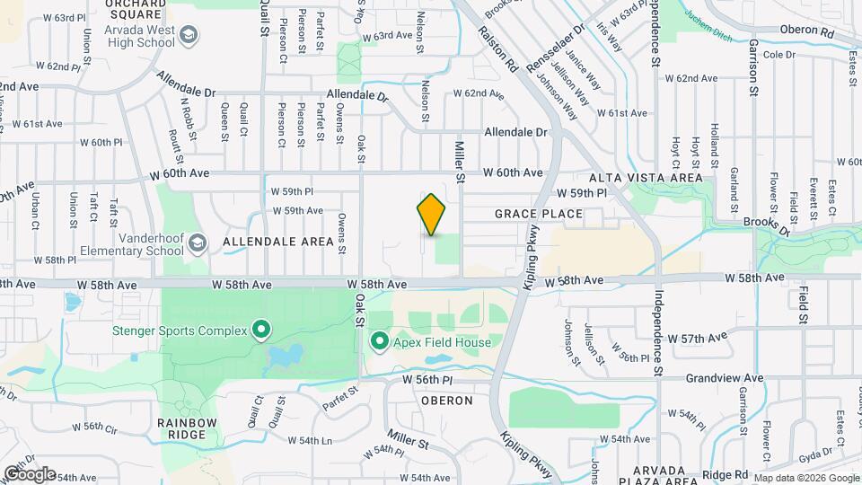 5868 Newcombe Ct Mapa y Detalles de la Ubicación