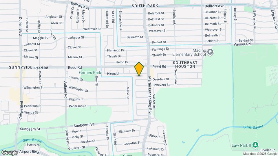 5615 Overdale St Map and Location Details