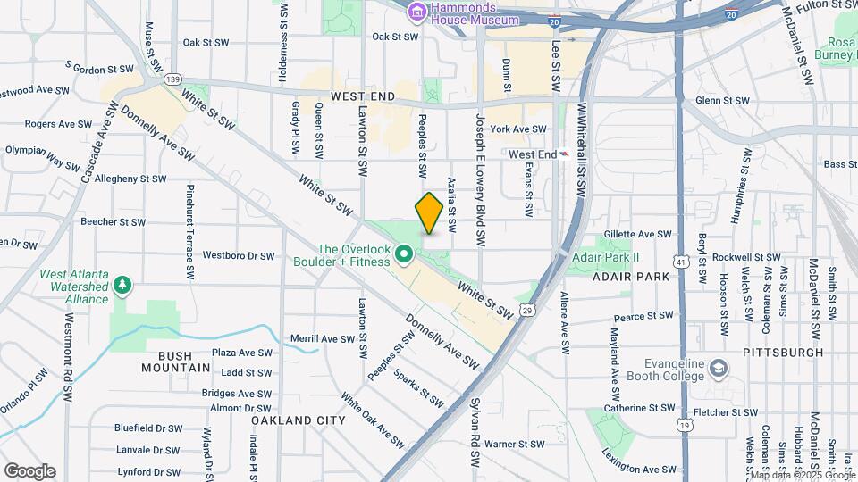 818 Peeples St SW Map and Location Details