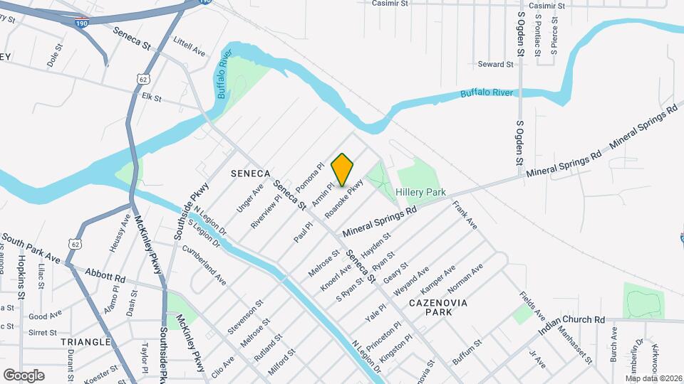 58 Roanoke Pky, Unit 1 Mapa y Detalles de la Ubicación