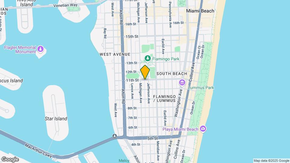 1056 Jefferson Ave Mapa y Detalles de la Ubicación