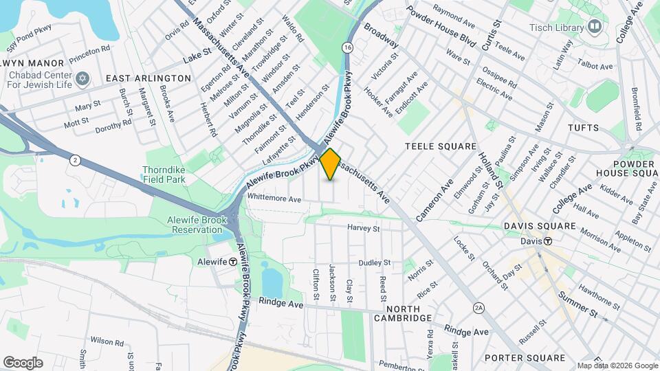 45 Magoun St Map and Location Details