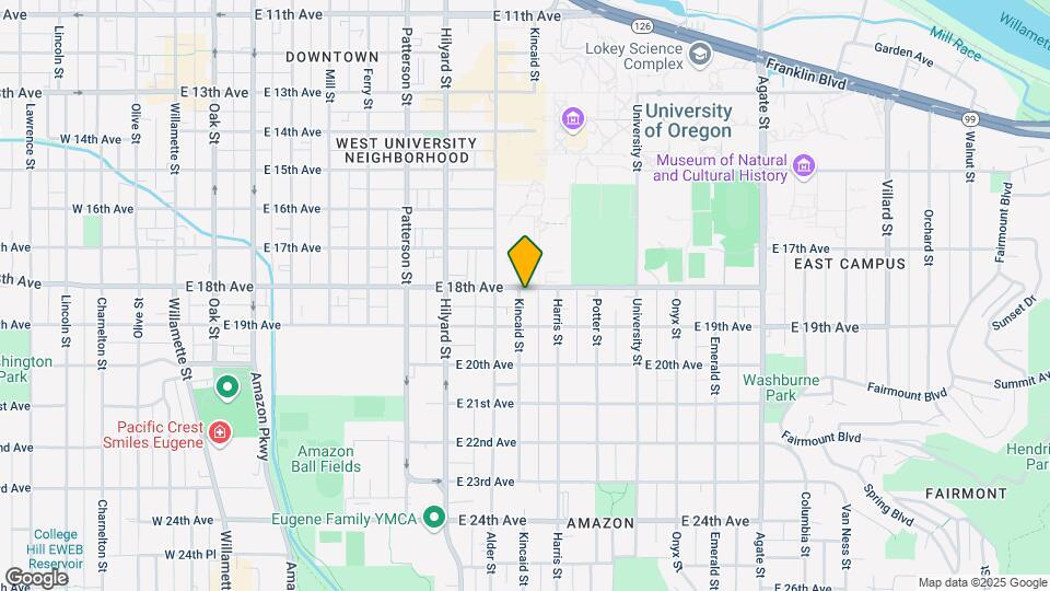 East 18th Apartments Map and Location Details