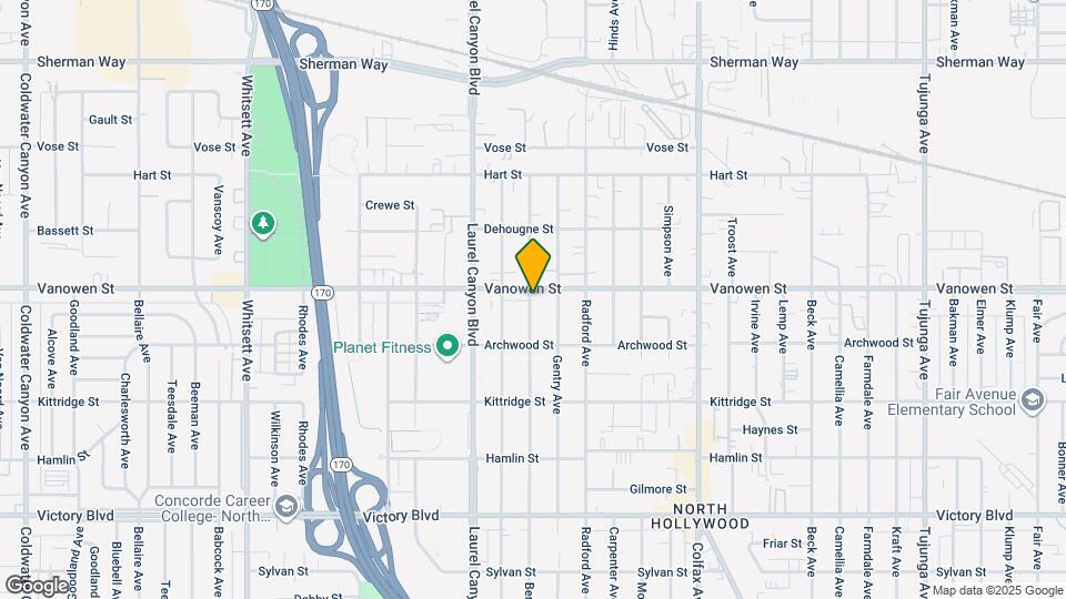 6756 Ben Ave Mapa y Detalles de la Ubicación