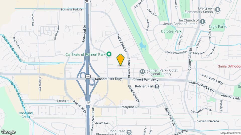 332 City Center Dr Map and Location Details