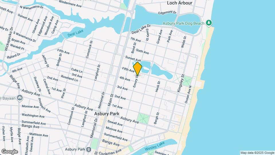 1204 Emory St Mapa y Detalles de la Ubicación