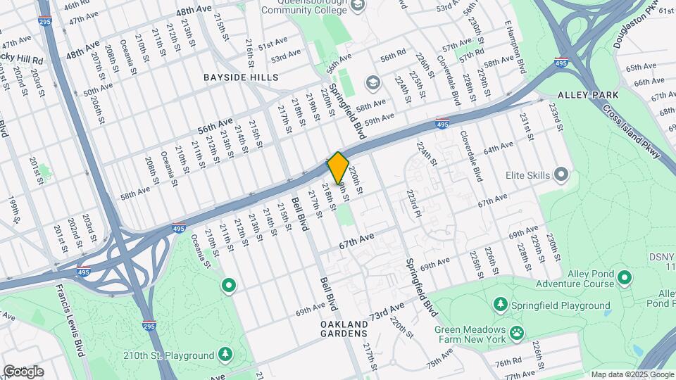 61-36 219th St Map and Location Details