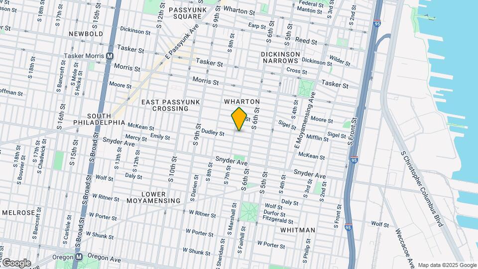 633 Dudley St Map and Location Details