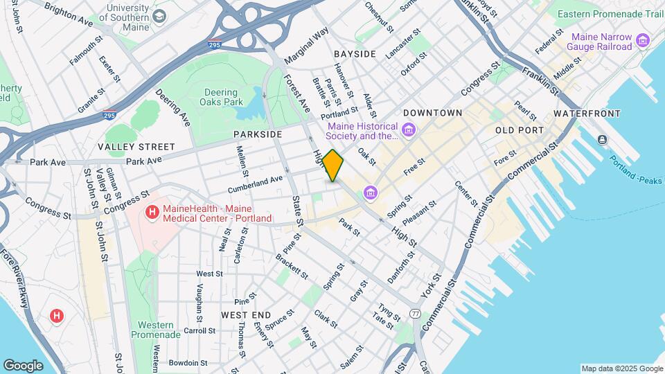 5-7 Deering St Map and Location Details