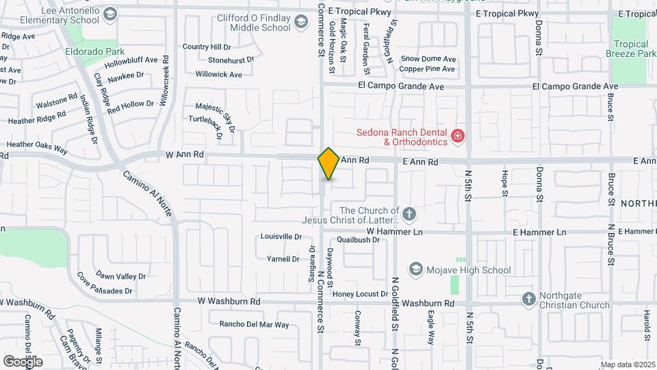 5517 Roans Prairie St Map and Location Details