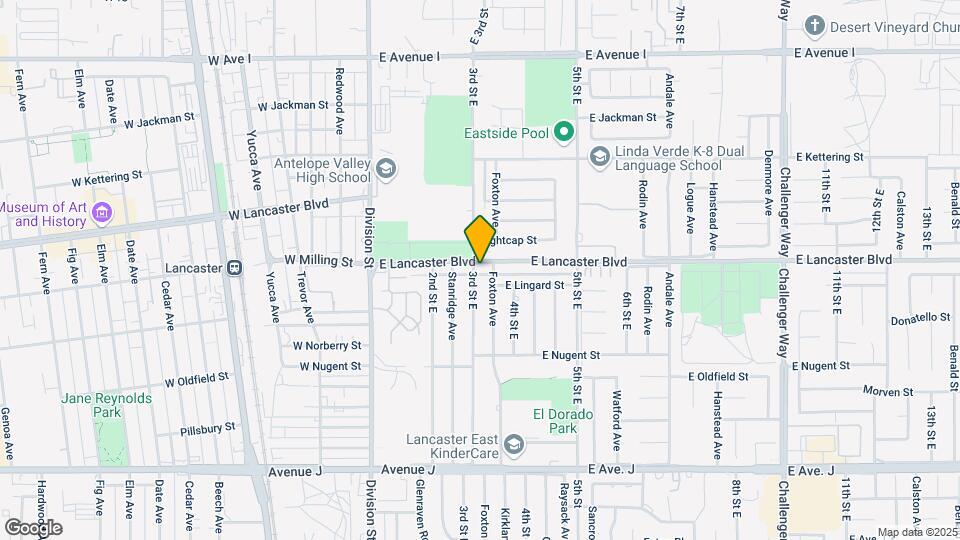 300-308 E Lancaster Blvd Map and Location Details