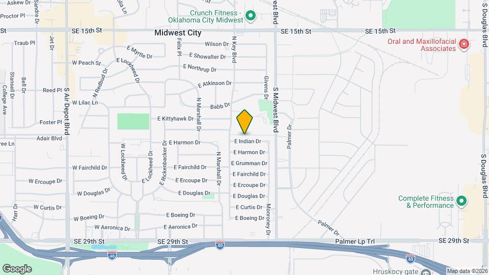 515 E Indian Dr Mapa y Detalles de la Ubicación
