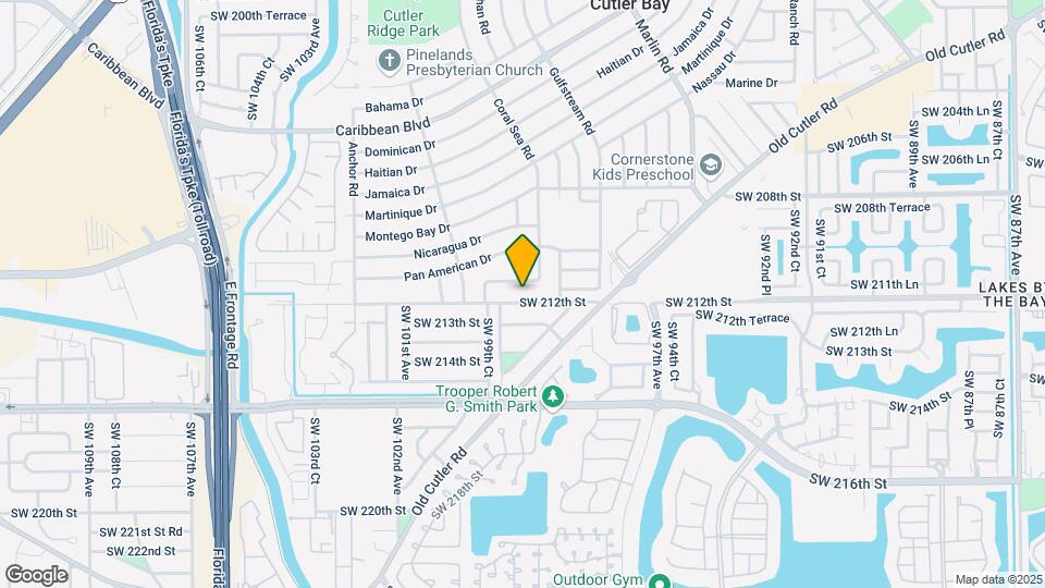 9845 SW 212th St Map and Location Details