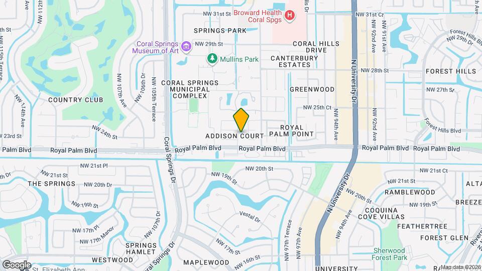 2325 NW 101st Way Map and Location Details